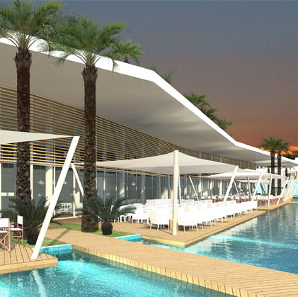 Nueva Propuesta para Centro Turístico con parque acuático en Filfila, Skikda. Algéria Centro Turístico. Skikda
